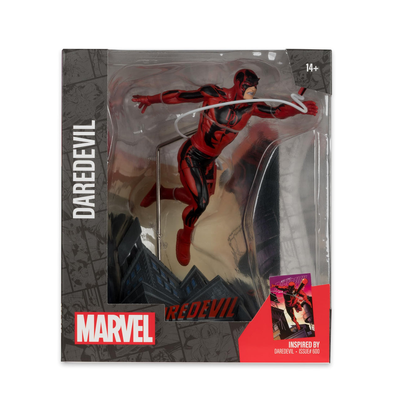 McFarlane Toys - Marvel Daredevil 1:10th Scale Collectible with Scene (Daredevil #600)