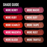 Thumbnail for Maybelline Color Sensational Ultimatte Matte Lipstick, Non-Drying, Intense Color Pigment, More Rust, Rusty Red, 1 Count