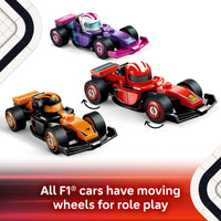 Thumbnail for LEGO F1 Collectible Race Cars, 6 Pack - Building Set for Boys & Girls, Ages 6+ - Birthday Party Favor or Gift - Mystery Box W/Surprise F1 Car Toys - Travel Toys for Kids - 66796