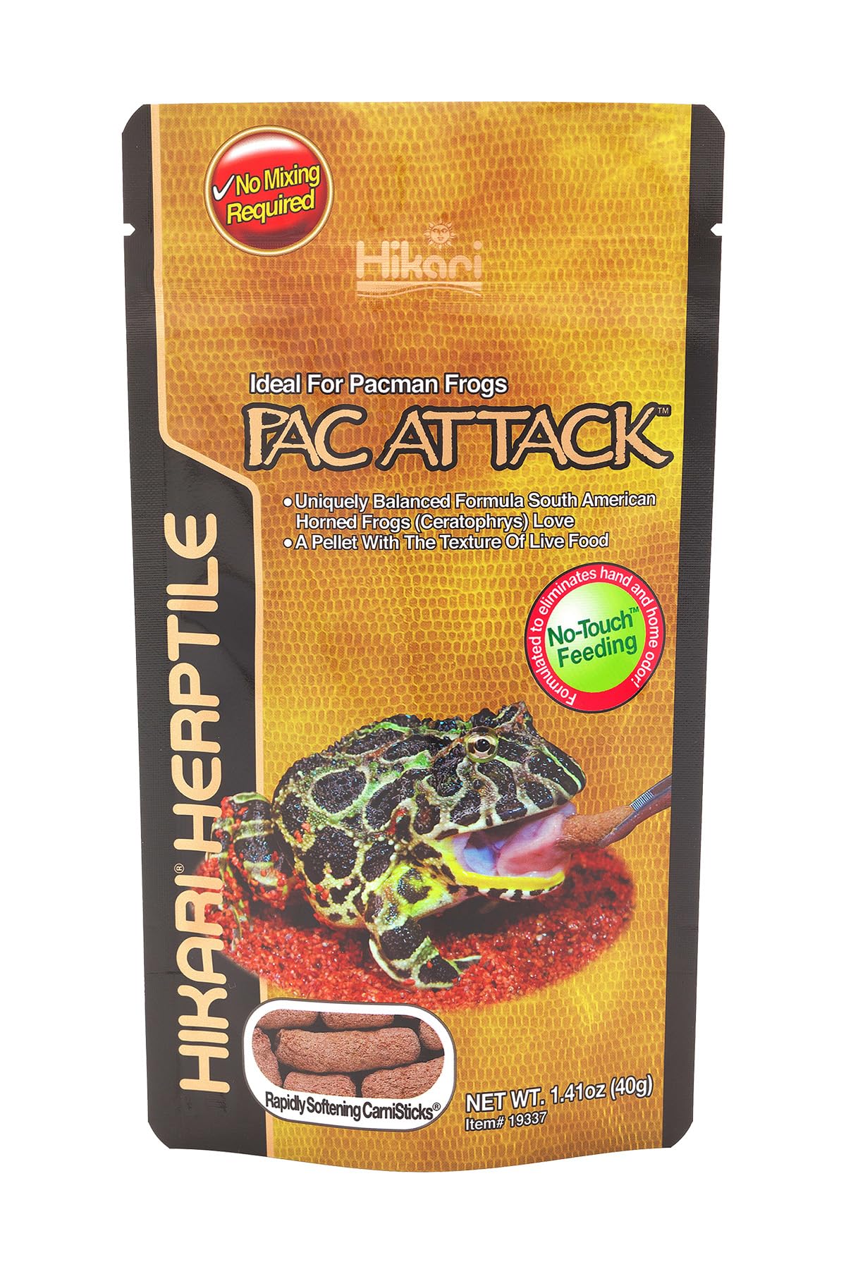 Hikari Pac Attack Food For Pacman Frogs, 1.41oz (40g)