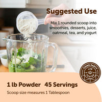 Thumbnail for Micro Ingredients Organic MCT Oil Powder with Prebiotic Fiber,1 Pound (16 Ounce) | C8 MCT Oil for Coffee Creamer | No GMOs, Keto Diet, Vegan