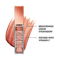 Thumbnail for NYX PROFESSIONAL MAKEUP Ultimate Glow Shots, Liquid Eyeshadow, Long-Lasting Shimmer Eye Shadow with Vitamin C - Clementine Fine
