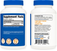 Thumbnail for Nutricost Folic Acid (Vitamin B9) 1000 mcg, 240 Capsules