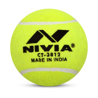 Thumbnail for Nivia Heavy Tennis Ball Cricket Ball (Pack of 6), Yellow