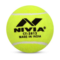 Thumbnail for Nivia Heavy Tennis Ball Cricket Ball (Pack of 6), Yellow