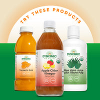 Thumbnail for Dynamic Health Tart Cherry Juice Tonic with Turmeric & Ginger | Vegetarian and Kosher | Key Compounds | 16 Fl Oz