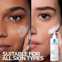 Thumbnail for La Roche-Posay Toleriane Hydrating Gentle Face Cleanser, Daily Facial Cleanser with Niacinamide and Ceramides for Sensitive Skin, Moisturizing Face Wash for Normal to Dry Skin, Fragrance Free