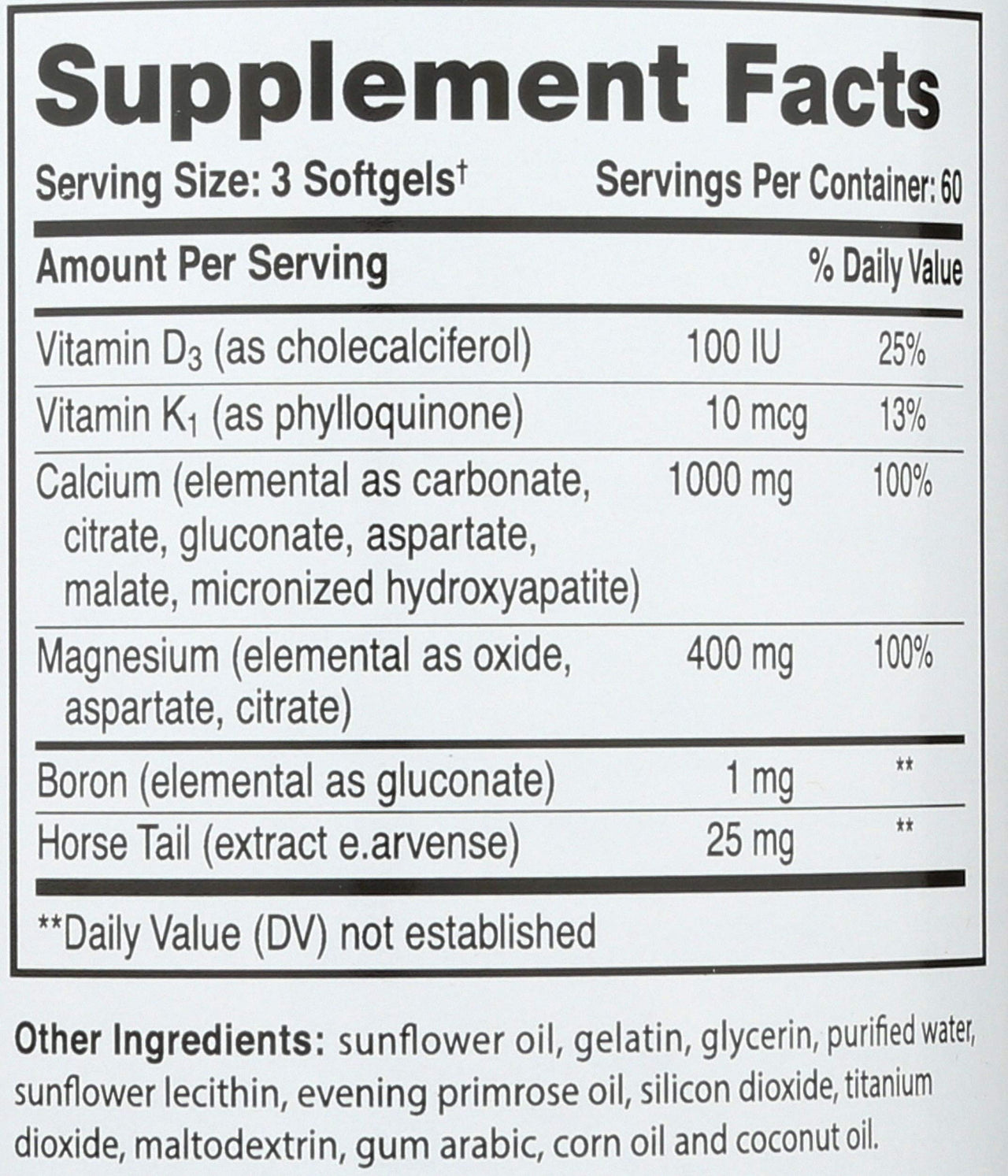 Phytotherapy Rx Calcium Liquid Softgel - 180 per Pack - 1 Each.