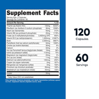 Thumbnail for Nutricost Methylated Vitamin B Complex 120 Capsules - (60 Servings) Gluten-Free