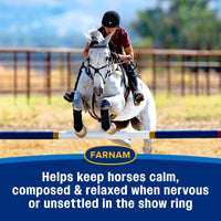 Thumbnail for Farnam Quietex Show Calming & Focusing Paste for Horses, 30 cc Syringe, Show Safe Horse Calm Magnesium Supplement Paste, Help Manage Nervous Behavior, Focus, Keep Calm, Relaxed & Composed