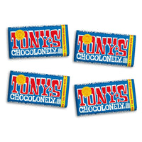 Thumbnail for Tony’s Chocolonely Belgian Dark Chocolate, Pure Chocolate Bar for Snacks, Party Favors, Gifts, or Gift Basket, Vegan, 70% Cacao, Made From Quality Fairtrade Cocoa & B Corp Certified 6.35 Oz, 4 Bars
