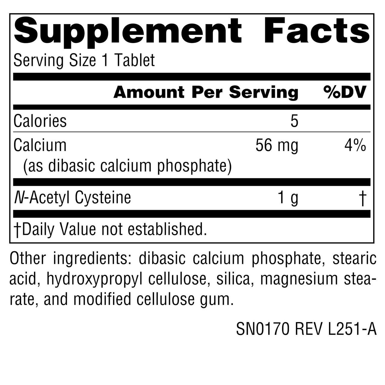 Source Naturals N-Acetyl Cysteine Antioxidant Support, Dietary Supplement that Supports Respiratory Health* - 1000 mg -120 Tablets