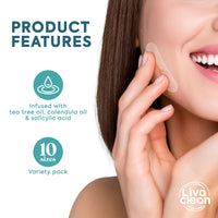 Thumbnail for 272 CT Large Pimple Patches for Face - Variety Pack Zit Patches w/ Salicylic Acid, Tea Tree, Calendula Oil - Pimple Patches Large Acne Patches for Face and Body - Dark Spot Patches