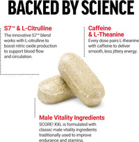 Thumbnail for Force Factor Score! XXL Tablets For Men with L-Citrulline, Black Maca & Tribulus