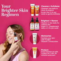 Thumbnail for TruSkin Vitamin C Super Serum for Face - Five Skin Benefits in One Serum with Vitamin C, Retinol, Niacinamide, Hyaluronic Acid & Squalane - Brighten, Firm & Smooth the Look of Skin, 2 Fl Oz