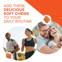 Thumbnail for Qunol Turmeric and Ginger Soft Chews, 750mg Turmeric Supplement, Ultra High Absorption to Support Joint Health, 90 Count