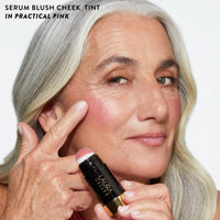 Thumbnail for LAURA GELLER NEW YORK Serum Staples Soothing Blush + Lip Duo - Blush Cheek Tint, Practical Pink + Jelly Balm Lip Serum, There She Rose