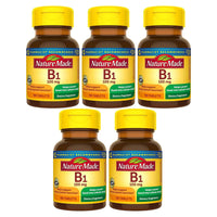 Thumbnail for Nature Made B1 100 Mg 100 Count (5 Pack)