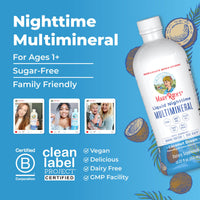 Thumbnail for MaryRuth's Liquid Nighttime Multimineral | No Melatonin | Bedtime Routine | Magnesium Citrate | Calcium | Zinc | Vitamin D3| Available in 4 Flavor - Vegan | Sugar Free | Gluten Free | 15.22 Oz