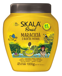 Thumbnail for SKALA - Brasil - Creme de Tratamento 2 em 1 Maracuja e Oleo De Pataua 1 Kg - (Passion Fruit & Pataua Oil 2 in 1 Treatment Cream Net 35.27 Oz)