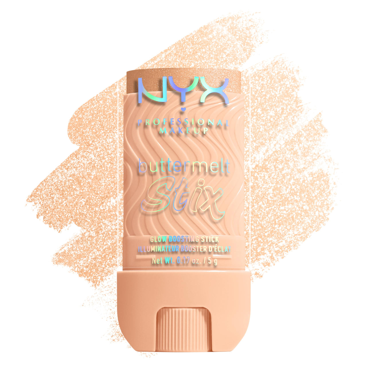 NYX PROFESSIONAL MAKEUP Buttermelt Glaze Stix, Non-Greasy Highlighter Stick With Up To 8HR Make Up Wear - 06 A Whole Melt (Gold)