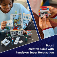Thumbnail for LEGO Marvel Spider-Man vs Hulk Epic Clash - Super Hero Building Toy for Boys & Girls, Ages 8+ - Includes 5 Minifigures & Hulk Figure - Spider-Man Toy for Fans - Gift for Birthdays - 76350