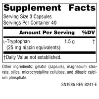 Thumbnail for Source Naturals L-Tryptophan, for Mood, Relaxation, and Sleep*, 500mg - 120 Capsules