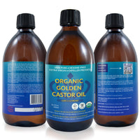 Thumbnail for QUEEN OF THE THRONES Organic Golden Castor Oil | 100% Pure for Hair, Skin, Nails, Brows & Lashes | Hexane-Free | USDA Certified [16.9oz (500ml)]