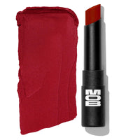 Thumbnail for MOB Beauty Soft Matte Lipstick Redemption – Muted Merlot Red | Weightless, One-Swipe Color Infused with Skincare | Vegan, Silicone-Free, Cruelty-Free Formula in a Biodegradable Capsule