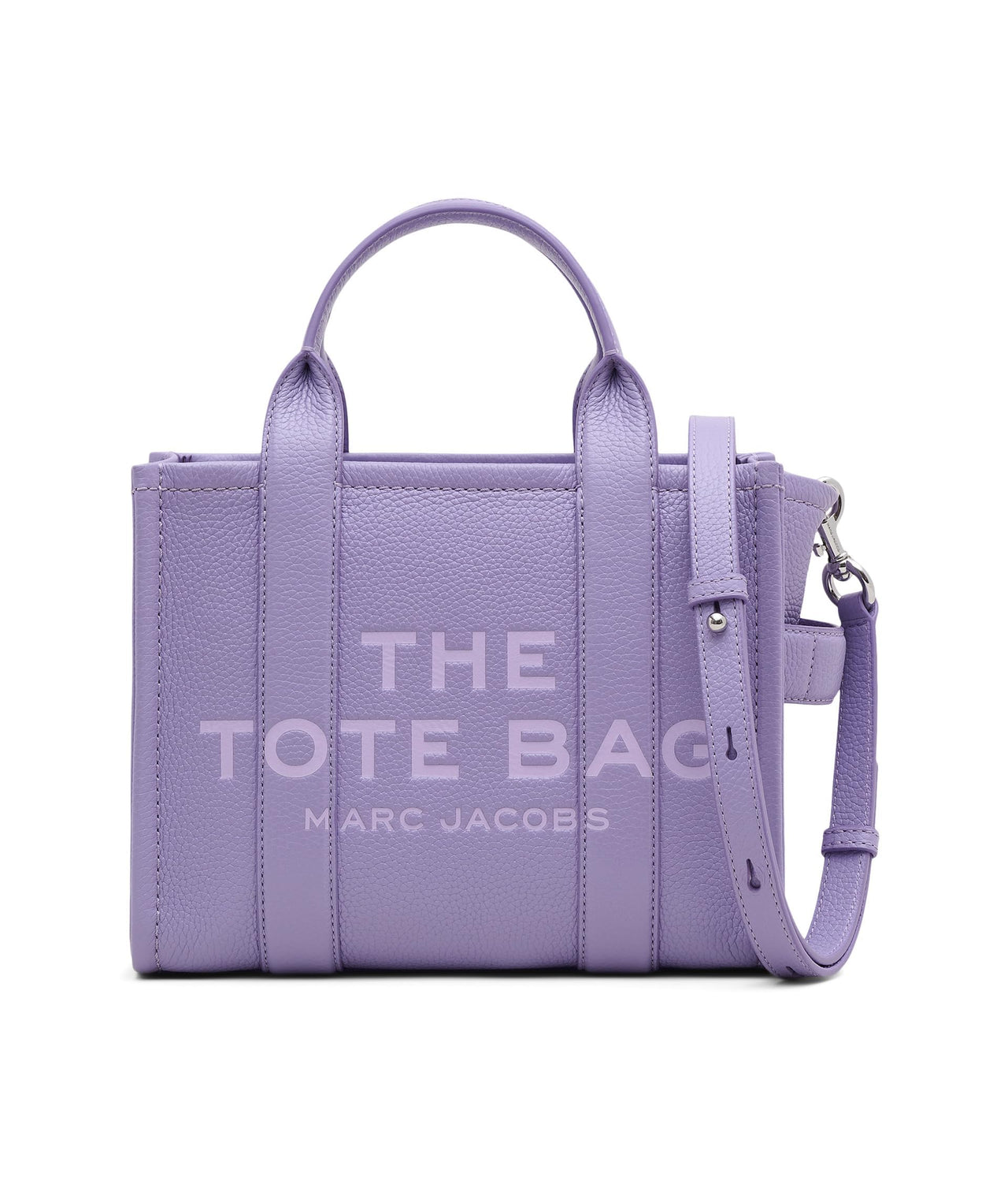 Marc Jacobs The Leather Mini Tote Bag Lavender One Size