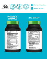 Thumbnail for Zenwise Health Bliss Bundle Digestive Enzymes + No Bloat + Free Travel Tin - pre and Post Meal Digestive Routine with enzymes and probiotics for Digestion
