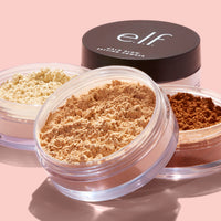 Thumbnail for e.l.f. Halo Glow Soft Focus Setting Powder, Silky & Creates Soft Glow Without Shine, Smooths Pores & Lines, Vegan & Cruelty-Free, Light Pink
