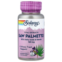 Thumbnail for SOLARAY Saw Palmetto 160mg | American Saw Palm | 60 Pearls