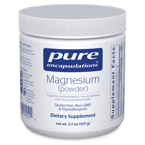 Pure Encapsulations Magnesium (Powder) | Supports Cardiovascular Function, Muscle Function, and Calming* | 3.7 Ounces