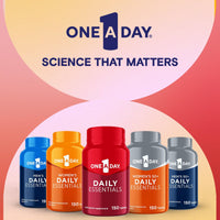 Thumbnail for One A Day Daily Essentials, Multivitamin for Women & Men, Supports Healthy Brain and Muscle Function and Immune Health, Adult Multivitamin with Vitamin D, E and Vitamin B12, 150 Count