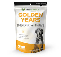 Thumbnail for VetriScience Extra Strength Senior 27+ Active Health Chews, Golden Years Daily Multivitamin for Senior Dogs, Balanced Vitamins, Minerals, and Omega-3s, Aging and Wellness Support, Chicken, 60 Count