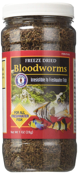 San Francisco Bay Brand Freeze Dried Bloodworms 1 oz.