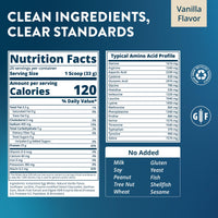 Thumbnail for MRM Nutrition Egg White Protein - Sugar Free Vanilla Flavored Powder, 23g Fat-Free Protein with Digestive Enzymes, Free of Dairy, Gluten, and Soy, High Biological Value - 20 Servings