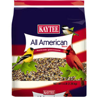 Thumbnail for Kaytee All American Wild Bird Food Seed Blend for Cardinals, Blue Jays, Finches & Other Outdoor Wild Birds, 5 Pounds
