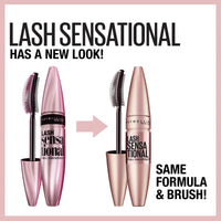 Thumbnail for Maybelline Lash Sensational Washable Mascara, Lengthening and Volumizing for a Full Fan Effect, Midnight Black, 1 Count