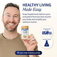 Thumbnail for Snap Supplements Prostate Health Supplement with Nettle Root & Saw Palmetto for Men, DHT Blocker - Helps Support Male Urinary Tract and Prostate for Mens Health, 90 Vegetarian Capsules (30-Day Supply)