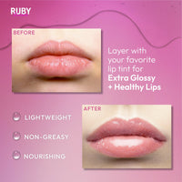 Thumbnail for Ruby Kisses Hydrating Lip Gloss Clear Hydrating Lip Gloss (3 PACK)