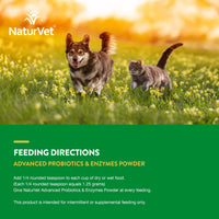 Thumbnail for NaturVet – Advanced Probiotics & Enzymes - Plus Vet Strength PB6 Probiotic | Supports and Balances Pets with Sensitive Stomachs & Digestive Issues | for Dogs & Cats (4 oz)