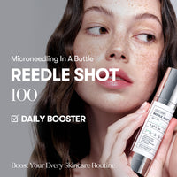 Thumbnail for VT COSMETICS CICA Reedle Shot 100, Spicule Microneedling Serum for Pore Care & Exfoliation, Exosome, Centella Asiatica for Glass Skin, Skin Texture, Korean Liquid Skin Booster (1.69 Fl Oz / 50ml)