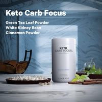 Thumbnail for Codeage Keto Carb, White Kidney Bean, Green Tea & Cinnamon Bark Supplement, Triple Action Keto Cheat Vegan Pills, Ketogenic, Low Carb Diet Sugar, 3 Months Supply, Non-GMO, Gluten-Free, 180 Capsules