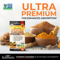 Thumbnail for Turmeric Curcumin with Black Pepper Extract 1500mg - High Absorption Ultra Potent Turmeric Supplement with 95% Curcuminoids and BioPerine - Non GMO Tumeric Capsules for Joint Support - 90 Capsules