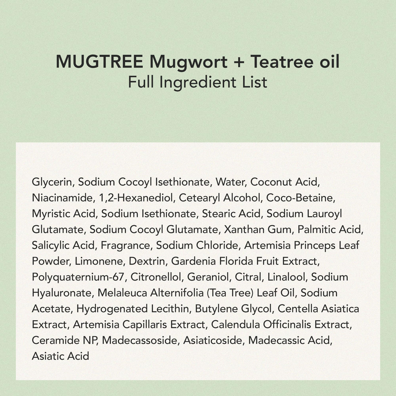 Whipped Korean Skincare Face Wash, Deep Cleansing Vegan Facial Cleanser for Oily Skin and Pore Care with Niacinamide, Hyaluronic Acid, Ceramide, Mugwort & Teatree, Doubles as a Face Mask, 4.5 oz