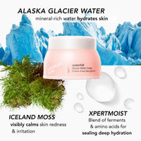 Thumbnail for Saturday Skin Waterfall Glacier Water Face Cream – Oil Free Korean Face Moisturizer for Oily Skin, Lightweight Gel Face Moisturizer & Cute Moisturizer, Day & Night Korean Night Cream(1.69 Fl Oz/50ml)