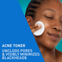 Thumbnail for CeraVe BHA Exfoliating Facial Toner for Pore Minimizing & Smoother Skin with Ceramides, 2% Salicylic Acid & Niacinamide, Oil Control, Anti-Acne, Fragrance-Free, Safe for Sensitive Skin, 8oz