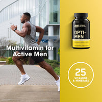 Thumbnail for Optimum Nutrition Opti-Men, Vitamin C, Zinc and Vitamin D, E, B12 for Immune Support Mens Daily Multivitamin Supplement, 150 Count (Packaging May Vary)